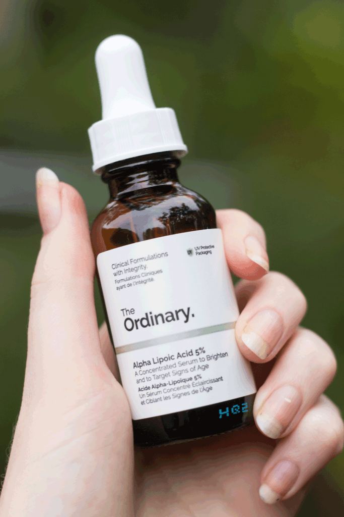 The Ordinary Alpha Lipoic Acid packaging bottle