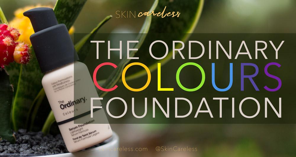 The Ordinary Colours Foundation review