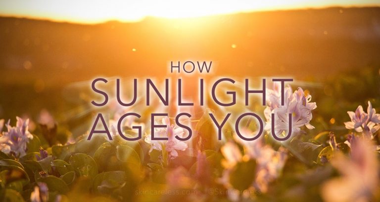 How sunlight ages you